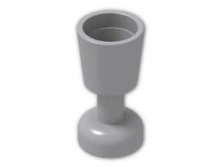 LEGO® Brick: Minifig Goblet 2343 | Color: Medium Stone Grey