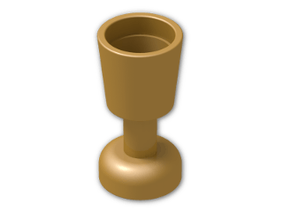 LEGO® Stein: Minifig Goblet 2343 | Farbe: Warm Gold