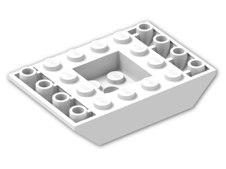 LEGO® Stein: Slope Brick 45 6 x 4 Double Inverted 30183 | Farbe: White