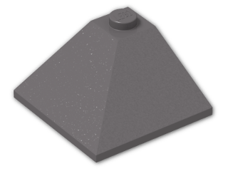 LEGO® Stein: Slope Brick 33 3 x 3 Double Convex 3675 | Farbe: Dark Stone Grey