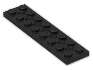 LEGO® Stein: Technic Plate 2 x 8 with Holes 3738 | Farbe: Black