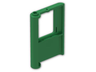 LEGO® Brick: Train Door 1 x 4 x 5 Right 4182 | Color: Dark Green