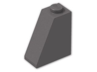 LEGO® Stein: Slope Brick 65 2 x 1 x 2 60481 | Farbe: Dark Stone Grey