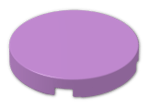 LEGO® Brick: Tile 2 x 2 Round with Round Underside Stud 14769 | Color: Medium Lavender