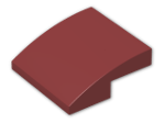 LEGO® Brick: Slope Brick Curved 2 x 2 x 0.667 15068 | Color: New Dark Red