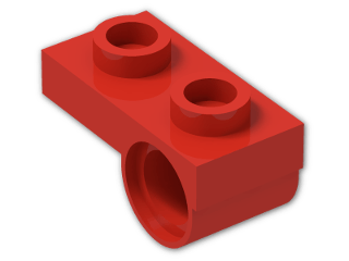 LEGO® Stein: Plate 1 x 2 with Offset Peghole on Underside 18677 | Farbe: Bright Red