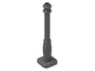 LEGO® Stein: Lamppost 2 x 2 x 7 2039 | Farbe: Dark Stone Grey