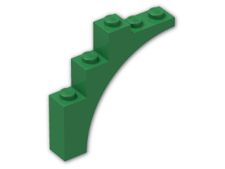 LEGO® Stein: Arch 1 x 5 x 4 2339 | Farbe: Dark Green