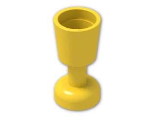 LEGO® Brick: Minifig Goblet 2343 | Color: Bright Yellow