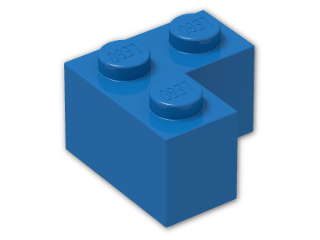 LEGO® Stein: Brick 2 x 2 Corner 2357 | Farbe: Bright Blue