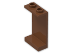 LEGO® Brick: Panel 1 x 2 x 3 with Hollow Studs 2362b | Color: Reddish Brown