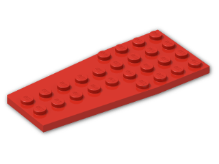 LEGO® Brick: Wing 4 x 9 2413 | Color: Bright Red