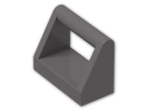 LEGO® Brick: Tile 1 x 2 with Handle 2432 | Color: Dark Stone Grey