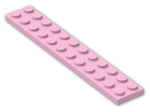 LEGO® Brick: Plate 2 x 12 2445 | Color: Light Purple