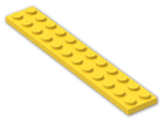 LEGO® Stein: Plate 2 x 12 2445 | Farbe: Bright Yellow