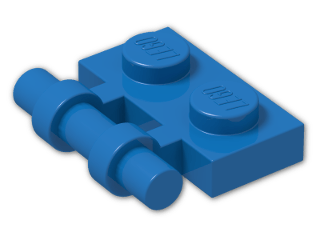 LEGO® Stein: Plate 1 x 2 with Handle 2540 | Farbe: Bright Blue