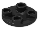 LEGO® Brick: Dish 2 x 2 2654 | Color: Black