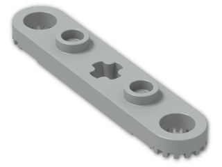 LEGO® Brick: Technic Rotor 2 Blade with 2 Studs 2711 | Color: Grey