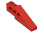 LEGO® Brick: Technic Brick 1 x 6 x 1.667 Wing Back 2744 | Color: Bright Red