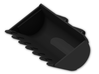 LEGO® Brick: Technic Excavator Bucket 10 x 8 2951 | Color: Black