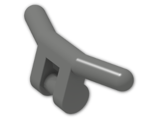 LEGO® Brick: Minifig Handlebars 30031 | Color: Dark Grey