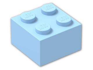 LEGO® Brick: Brick 2 x 2 3003 | Color: Pastel Blue