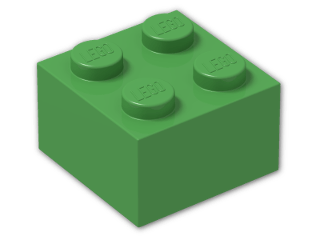 LEGO® Brick: Brick 2 x 2 3003 | Color: Bright Green