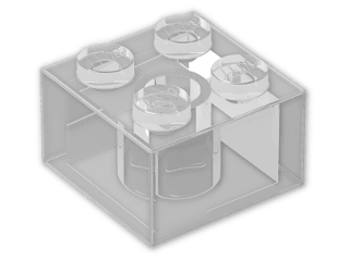 LEGO® Stein: Brick 2 x 2 3003 | Farbe: Transparent