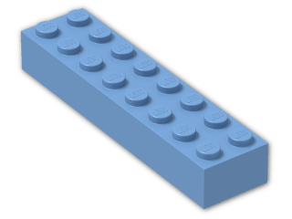 LEGO® Stein: Brick 2 x 8 3007 | Farbe: Medium Blue