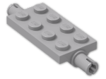 LEGO® Brick: Plate 2 x 4 with Pins 30157 | Color: Medium Stone Grey