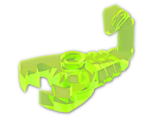 LEGO® Brick: Animal Scorpion 30169 | Color: Transparent Fluorescent Green