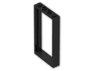 LEGO® Brick: Door 1 x 4 x 6 Frame Type 1 30179 | Color: Black