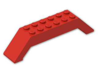 LEGO® Stein: Slope Brick 45 10 x 2 x 2 Double 30180 | Farbe: Bright Red