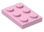 LEGO® Brick: Plate 2 x 3 3021 | Color: Light Purple
