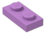 LEGO® Brick: Plate 1 x 2 3023 | Color: Medium Lavender