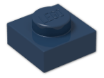 LEGO® Brick: Plate 1 x 1 3024 | Color: Earth Blue