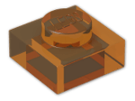 LEGO® Brick: Plate 1 x 1 3024 | Color: Transparent Bright Orange