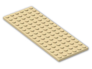 LEGO® Stein: Plate 6 x 16 3027 | Farbe: Brick Yellow