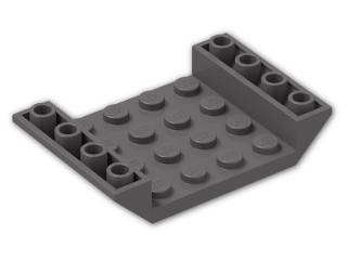 LEGO® Stein: Slope Brick 45 6 x 4 Double Inverted with Open Center 30283 | Farbe: Dark Stone Grey