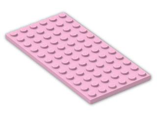 LEGO® Stein: Plate 6 x 12 3028 | Farbe: Light Purple