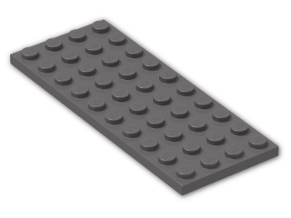 LEGO® Brick: Plate 4 x 10 3030 | Color: Dark Stone Grey