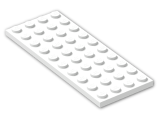 LEGO® Brick: Plate 4 x 10 3030 | Color: White