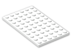 LEGO® Brick: Plate 6 x 10 3033 | Color: White