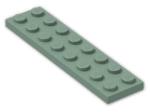 LEGO® Brick: Plate 2 x 8 3034 | Color: Sand Green