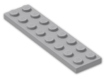 LEGO® Brick: Plate 2 x 8 3034 | Color: Medium Stone Grey