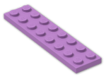 LEGO® Brick: Plate 2 x 8 3034 | Color: Medium Lavender