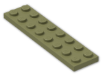 LEGO® Brick: Plate 2 x 8 3034 | Color: Olive Green