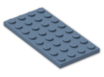 LEGO® Brick: Plate 4 x 8 3035 | Color: Sand Blue