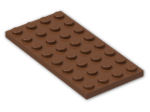 LEGO® Stein: Plate 4 x 8 3035 | Farbe: Reddish Brown
