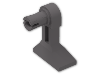 LEGO® Brick: Minifig Robot Leg 30362 | Color: Dark Stone Grey